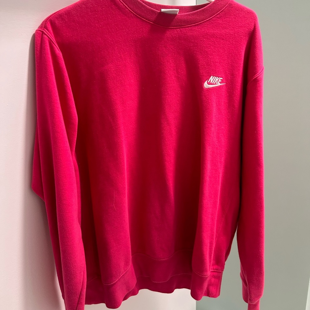 Nike Pink crewneck sweatshirt